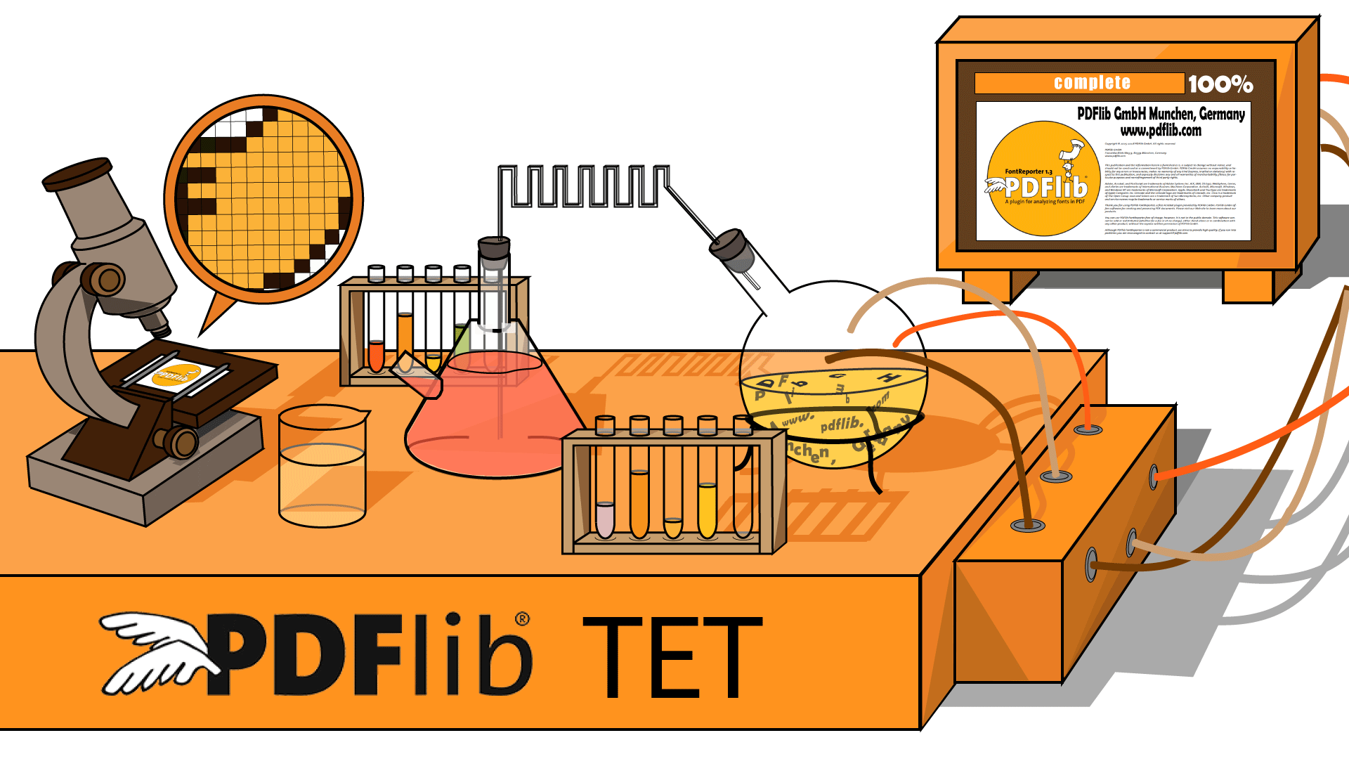 PDFlibを使うとPDFが作成できる